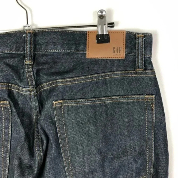 Gap Standard Fit Dark Indigo Straight Leg Jeans 32X32 - Picture 5 of 5